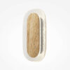 tavo-oval-wall-light TAVO Oval Wall Light with glass detailing, warm beige finish and compact contemporary design.