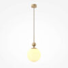 tavo-pendant-light TAVO Pendant Light with rounded shade, textured decorative detail and slim suspension.