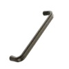Terra matt bronze cast iron cabinet handle for kitchen cabinets, drawers, wardrobes, and bespoke furniture.