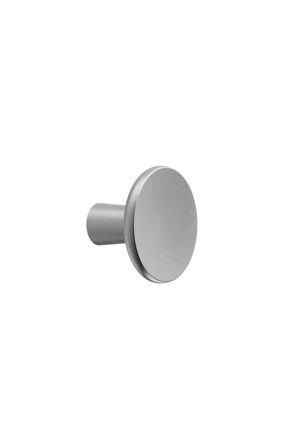 terra-knob-inox-look Terra Inox Look cast iron cabinet knob for kitchen cabinets, drawers, wardrobes, and bespoke furniture.