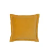 viola-cushion-cover-harvest-gold Viola cotton cushion cover in warm Harvest Gold, 50 x 50 cm