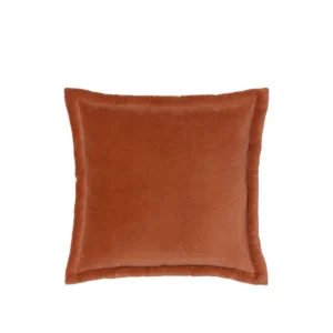 Viola cotton cushion cover in Mocha Bisque, 50 x 50 cm