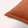 viola-cushion-cover-mocha-bisque-zoom Viola cotton cushion cover in Mocha Bisque, 50 x 50 cm
