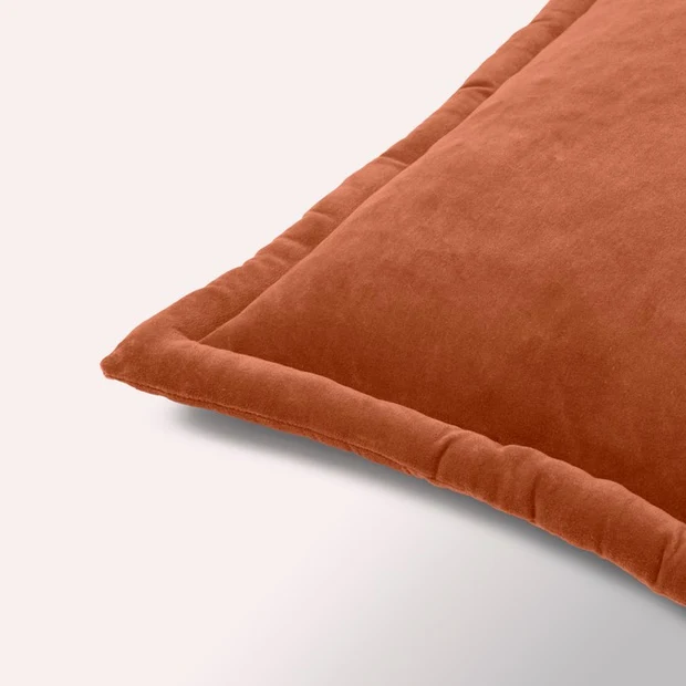 viola-cushion-cover-mocha-bisque-zoom Viola cotton cushion cover in Mocha Bisque, 50 x 50 cm