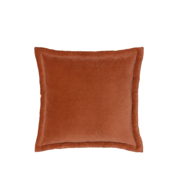 viola-cushion-cover-mocha-bisque Viola cotton cushion cover in Mocha Bisque, 50 x 50 cm