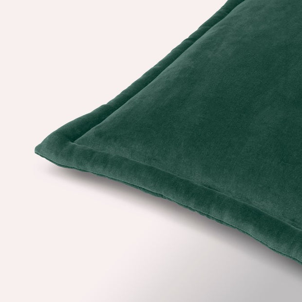 Viola cotton cushion cover in rich Teal, 50 x 50 cm