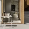Lifestyle image of the fuumi water carafe in smoke
