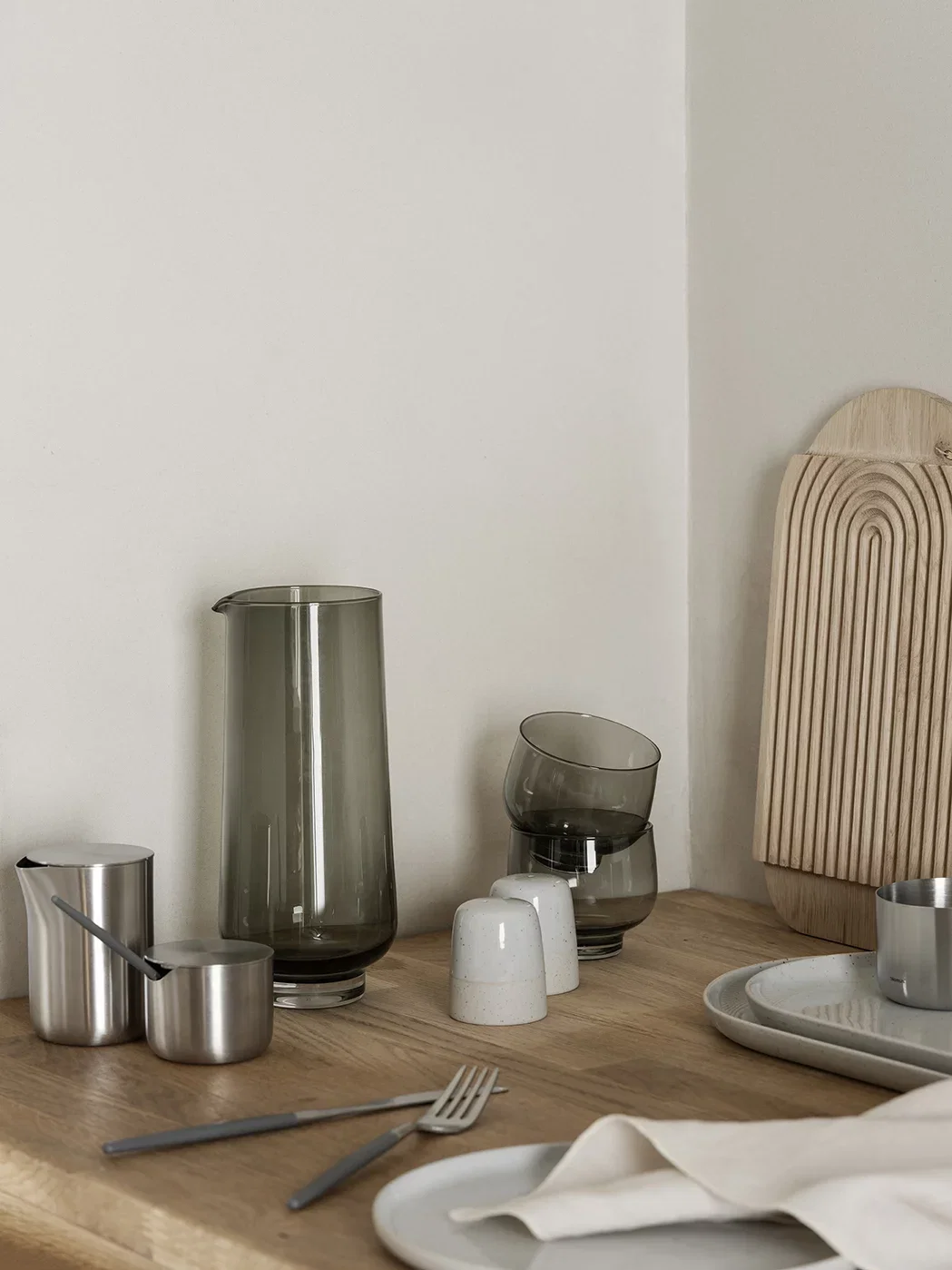 Salt and Pepper Shaker on the table setting